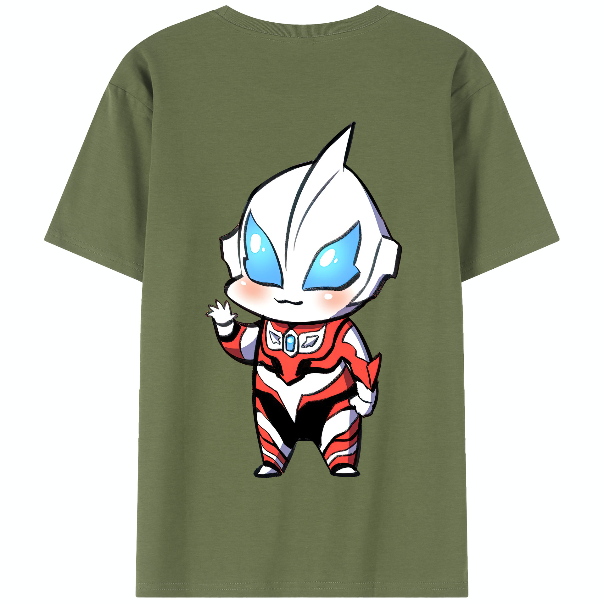 （画像用） ウルトラマン Ultraman 綿100％半袖Tシャツ（背面プリント）